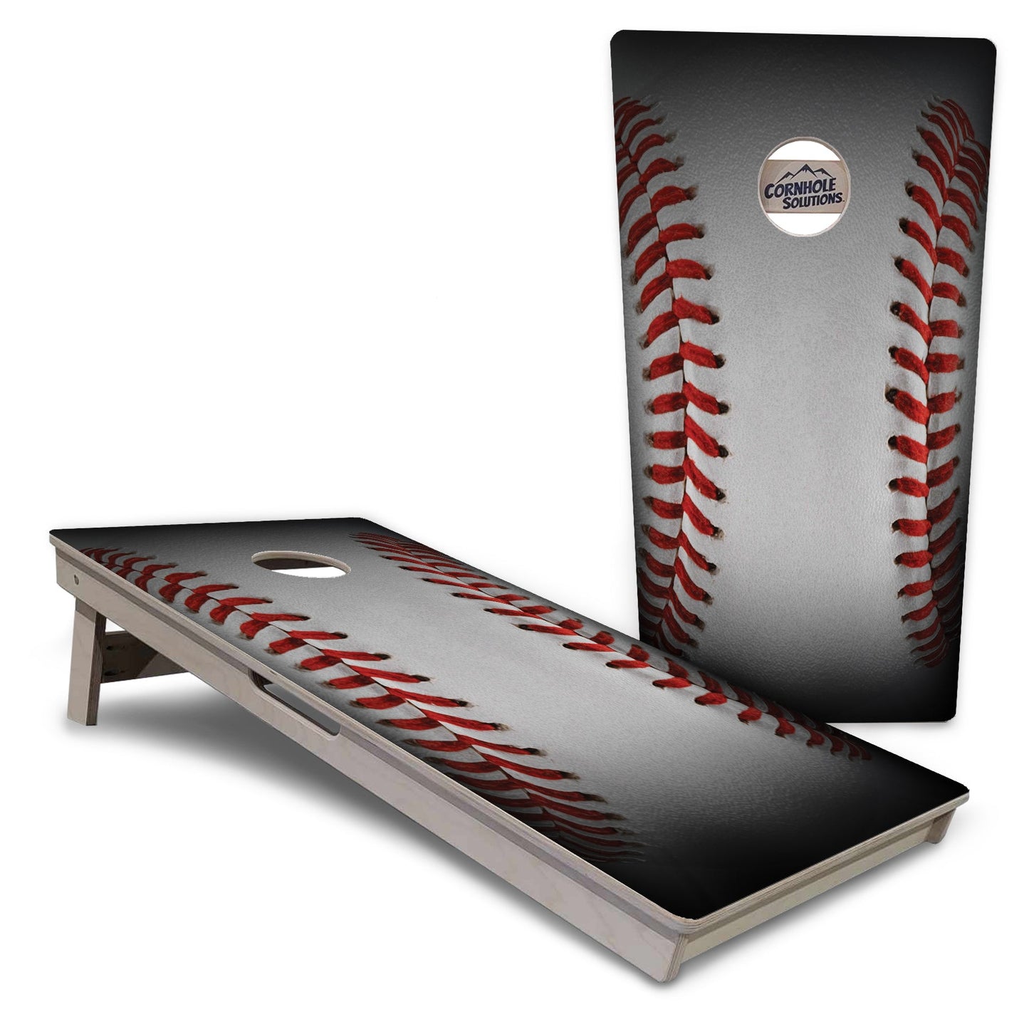 Regulation Cornhole Boards - Baseball Theme Design Options - 2'x4' Regulation Cornhole Set - 3/4″ Baltic Birch + UV Direct Print + UV Clear Coat