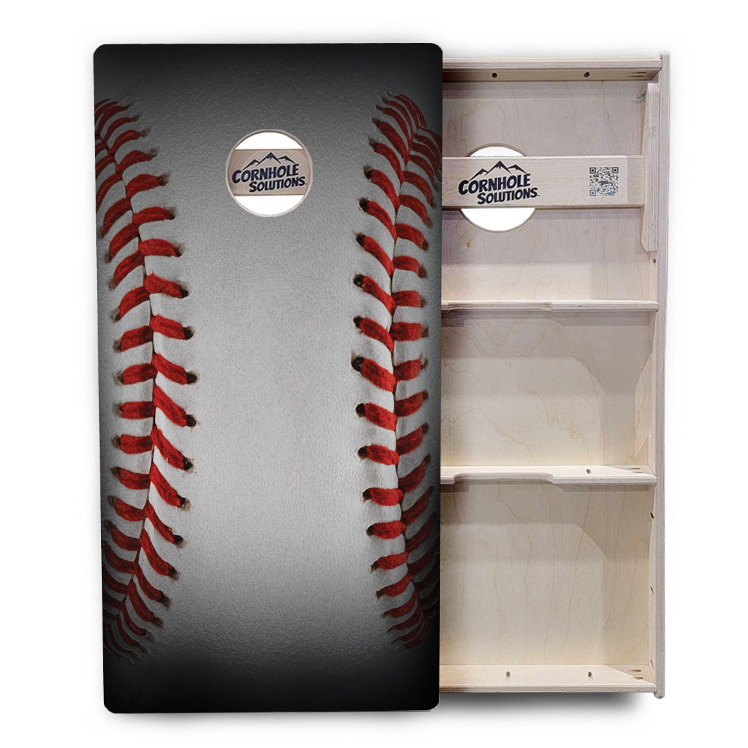 Regulation Cornhole Boards - Baseball Theme Design Options - 2'x4' Regulation Cornhole Set - 3/4″ Baltic Birch + UV Direct Print + UV Clear Coat