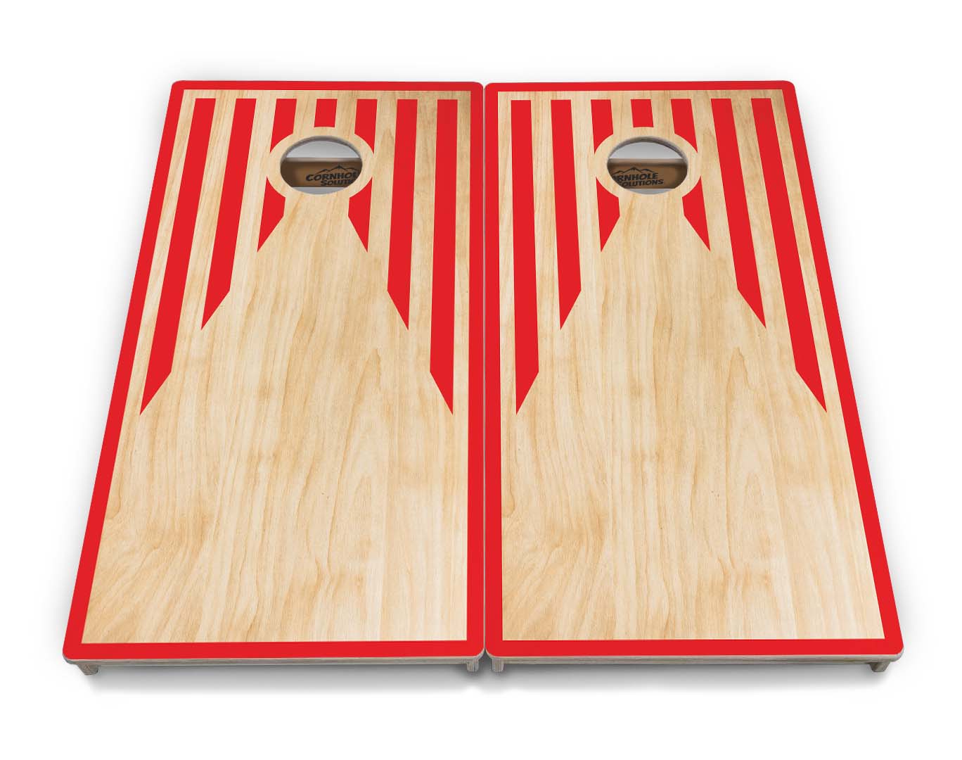 Regulation Cornhole Boards - Stars & Stripes Keyhole - 2'x4' Regulation Cornhole Set - 3/4″ Baltic Birch + UV Direct Print + UV Clear Coat