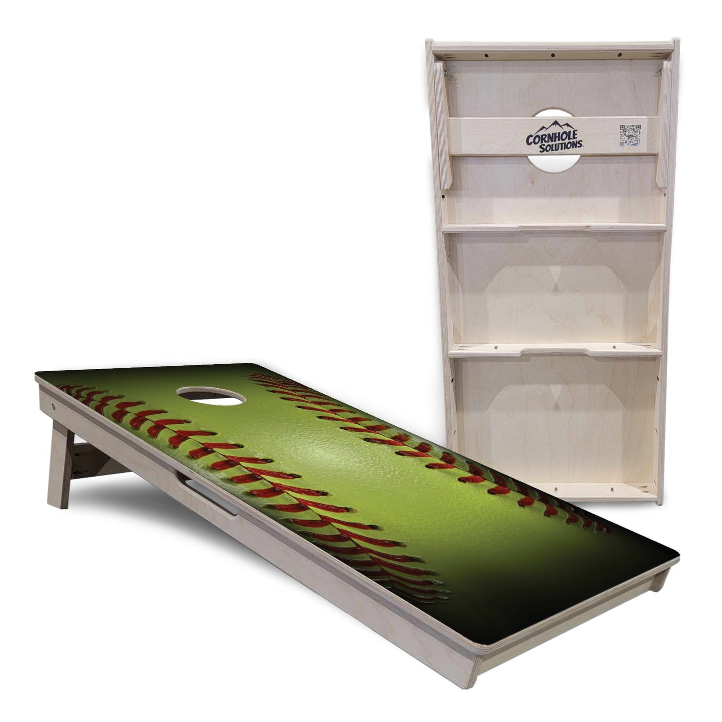 Regulation Cornhole Boards - Baseball & Softball Design Options - 2'x4' Regulation Cornhole Set - 3/4″ Baltic Birch + UV Direct Print + UV Clear Coat