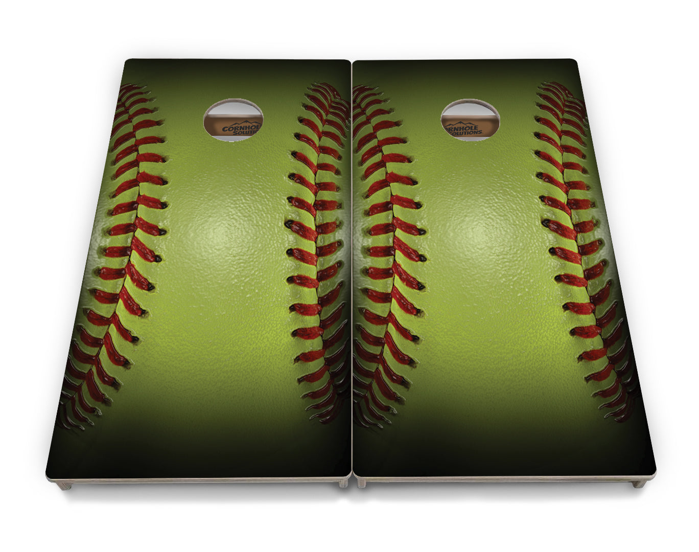 Regulation Cornhole Boards - Baseball & Softball Design Options - 2'x4' Regulation Cornhole Set - 3/4″ Baltic Birch + UV Direct Print + UV Clear Coat