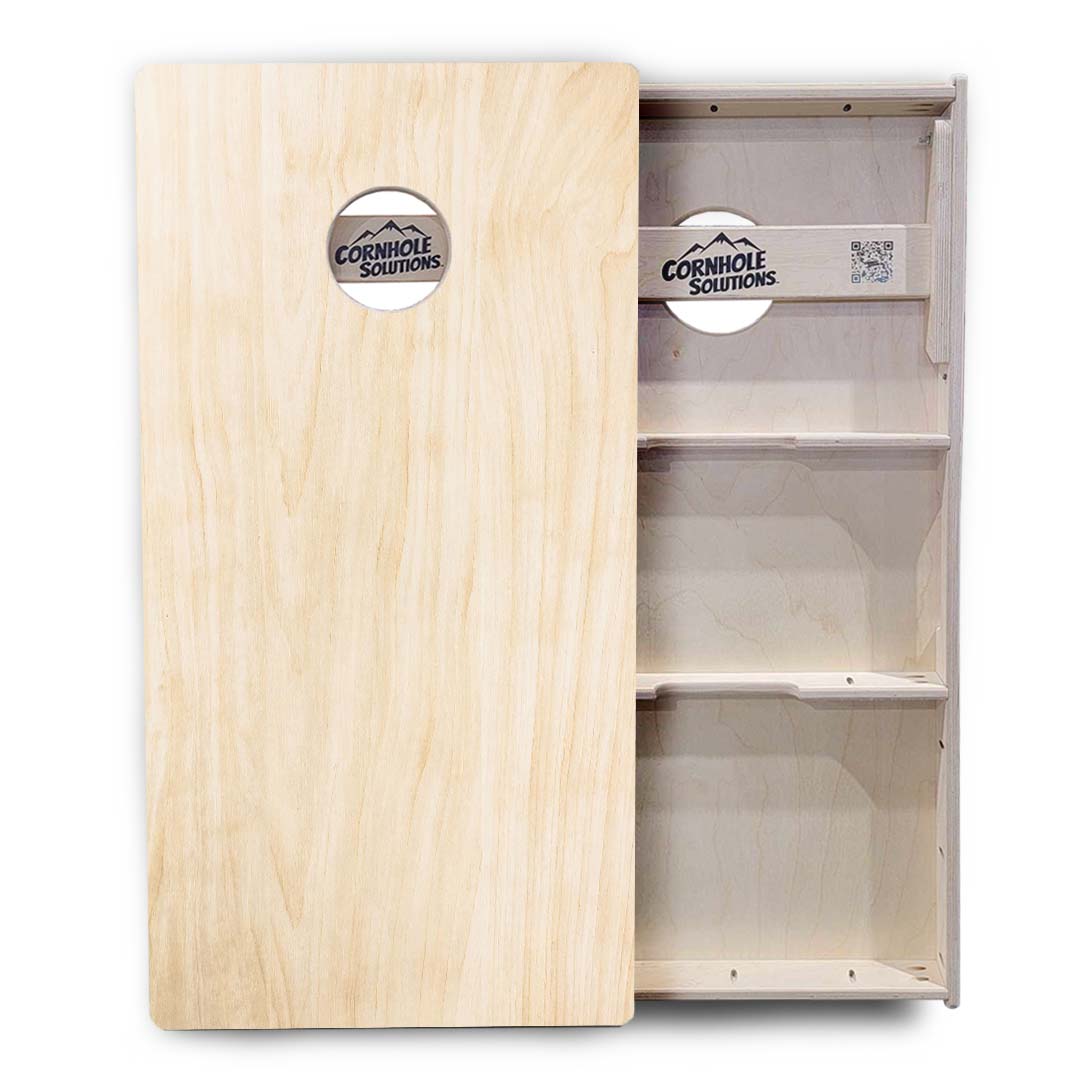 Regulation Cornhole Boards - Plain/Raw - 2'x4' Regulation Cornhole Set - 3/4″ Baltic Birch (No Clear Coat)